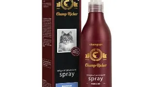 CHAMP RICHER Detangler For Cats, spray descalcit pisici, fara clatire, Lavanda, flacon cu aplicator, 250ml