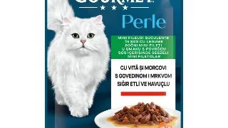 GOURMET Perle, Vita si Morcov, plic hrana umeda pisici, (in sos), 85g