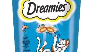 DREAMIES, Somon, punguta recompense pisici, 180g