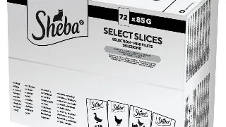 SHEBA, Pasare, plic hrana umeda pisici, (in sos), multipack, 85g x 72buc