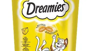 DREAMIES, Branza, punguta recompense pisici, 180g
