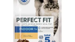 PERFECT FIT Cat Indoor 1+, Pui, plic hrana umeda pisici, (in sos), bax, 85g x 12buc