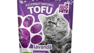 MON PETIT AMI Tofu, Lavanda, asternut igienic pisici, peleti, tofu, aglomerant, neutralizare mirosuri, biodegradabil, 5l