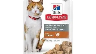 Hill's SP Feline Sterilised Adult Plic Curcan, 85 g Hill's SP Feline Sterilised Adult Plic Curcan, bax, 85g x 12buc