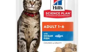 HILL'S Science Plan, Peste Oceanic, plic hrana umeda pisici, 85g HILL'S Science Plan, Peste Oceanic, plic hrana umeda pisici, bax, 85g x 12buc
