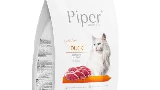 PIPER Animals, Rata, hrana uscata fara cereale pisici, 3kg