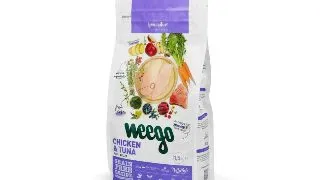 WEEGO, Pui si Ton, hrana uscata fara cereale pisici, 1.5kg