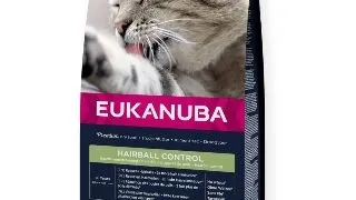 EUKANUBA Hairball Control, Pui, hrana uscata pisici, limitarea ghemurilor de blana, 10kg