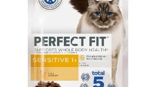 PERFECT FIT Cat Sensitive 1+ , Pui, plic hrana umeda pisici, sistem digestiv, (in sos), bax, 85g x 24buc