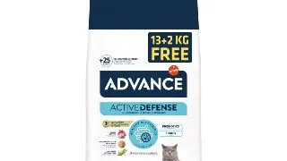 ADVANCE Sterilised, Curcan, hrana uscata pisici sterilizate, GRATUIT, 13 + 2KG
