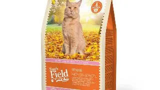 SAM'S FIELD Senior, Curcan, hrana uscata pisici senior, 2.5kg
