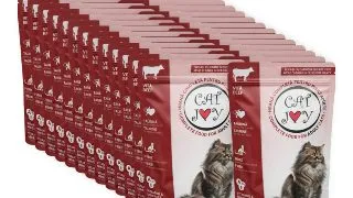 CAT JOY, Vita, plic hrana umeda pisici, (in sos), bax, 85g x 24buc