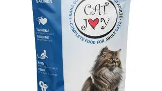 CAT JOY, Somon, plic hrana umeda pisici, (in sos), 85g