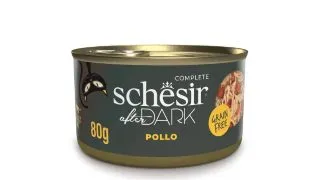 SCHESIR After Dark, Pui, conserva hrana umeda fara cereale pisici, (in supa), 80g