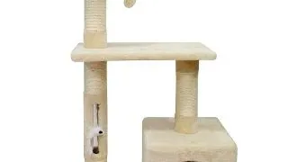 MIAU MIAU Home, ansamblu de joaca pisici, crem, 60x33.5x96cm