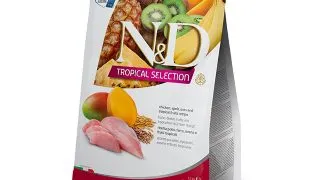 N&D Tropical Selection, Pui, hrana uscata continut redus cereale pisici, 10kg