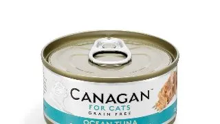 CANAGAN Ocean Tuna, Ton, conserva hrana umeda fara cereale pisici junior & adult, (in suc propriu), 75g