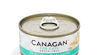 CANAGAN, Pui si Sardine, conserva hrana umeda fara cereale pisici junior & adult, (in suc propriu), 75g