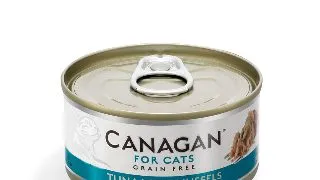 CANAGAN, Ton si Scoici, conserva hrana umeda fara cereale pisici junior & adult, (in suc propriu), 75g