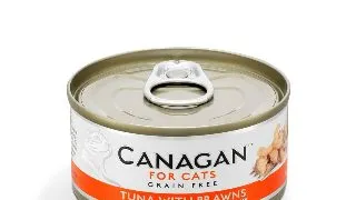 CANAGAN, Ton si Creveti, conserva hrana umeda fara cereale pisici junior & adult, (in suc propriu), 75g