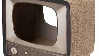 DISTRICT 70 Casuta de Pisici Telly cu Placa de Zgariat, 39 x 29 x 37 cm