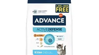 ADVANCE Kitten, Pui, hrana uscata pisici junior, 1.3kg + 200g  GRATUIT
