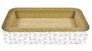 AGILITY Pat, scratcher pisici, carton, multicolor, 50.8x30.48x8.89cm