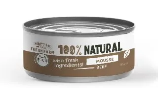 FRESH FARM Mousse, Vita, conserva hrana umeda fara cereale pisici, (pate), 85g