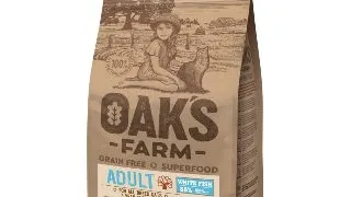 OAK'S FARM, Peste alb, hrana uscata fara cereale pisici, 6kg