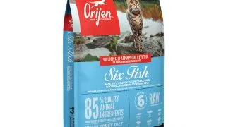 ORIJEN Six Fish, Peste, hrana uscata fara cereale pisici, 5.4kg