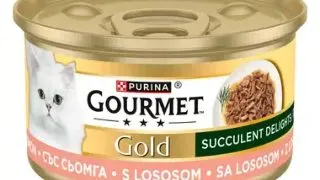 GOURMET Gold Succulent Delights, Somon, conserva hrana umeda pisici, (in sos), 85g