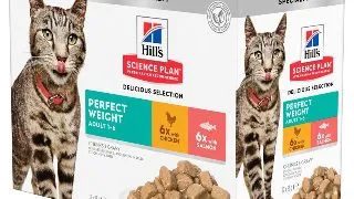 HILL'S Science Plan Perfect Weight, Pui si Somon, plic hrana umeda pisici, obezitate, (in sos), bax, 85g x 12buc