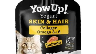 YOWUP! Yogurt Hair & Skin, Somon, recompense functionale pisici junior & adult, piele & blana, (topping), 85g