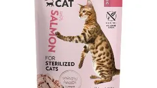 PRIMA CAT Classic Sterilised, Somon, plic hrana umeda fara cereale pisici sterilizate, (in sos), bax, 85g x 28buc