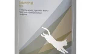 TROVET Intestinal FRD, Pui, dieta veterinara, plic hrana umeda pisici, sistem digestiv, (in aspic), 85g
