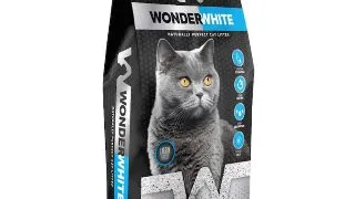 WONDERWHITE Carbune Activ, asternut igienic pisici, granule, bentonita, aglomerant, neutralizare mirosuri, fara praf, 15.3kg