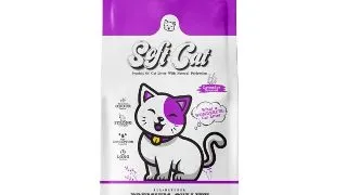 SOFTCAT, Lavanda, asternut igienic pisici, granule, bentonita, aglomerant, neutralizare mirosuri, 5l