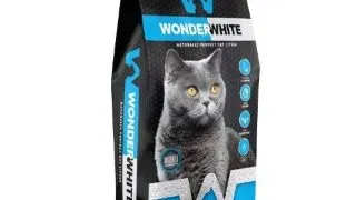 WONDERWHITE, neparfumat, asternut igienic pisici, granule, bentonita, aglomerant, neutralizare mirosuri, fara praf, 10kg