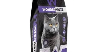 WONDERWHITE, Lavanda, asternut igienic pisici, granule, bentonita, aglomerant, neutralizare mirosuri, 5kg