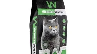 WONDERWHITE, Aloe Vera, asternut igienic pisici, granule, bentonita, aglomerant, fara praf, 5kg