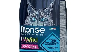 MONGE BWild, Ansoa, hrana uscata continut redus cereale pisici, 1.5kg