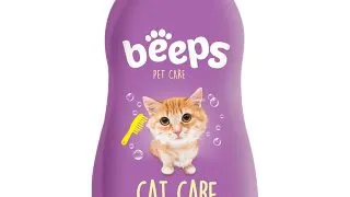 BEEPS Cat Care, sampon pisici, Struguri, flacon, 502ml