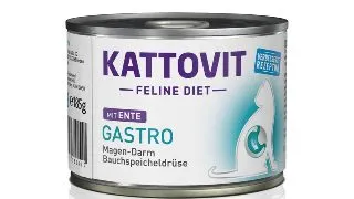 KATTOVIT Gastro, Rata, dieta veterinara, conserva hrana umeda pisici, sistem digestiv, (in aspic), 185g