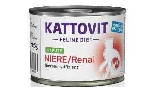 KATTOVIT Renal, Curcan, dieta veterinara, conserva hrana umeda pisici, sistem renal, (in aspic), 185g