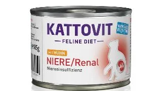 KATTOVIT Renal, Pui, dieta veterinara, conserva hrana umeda pisici, sistem renal, (in aspic), 185g