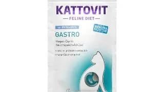 KATTOVIT Gastro, Rata si Orez, dieta veterinara, plic hrana umeda pisici, sistem digestiv, (in sos), bax, 85g x 24buc