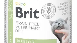 BRIT VD Diabetes, Miel, dieta veterinara, conserva hrana umeda fara cereale pisici, diabet, (in aspic), 200g