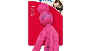 KONG Wubba, jucarie stimulare panda pisici, catnip, cu sunet, textil, diverse culori, 1buc