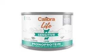 CALIBRA Life Sensitive, Miel, conserva hrana umeda monoproteica fara cereale pisici, (pate), 200g