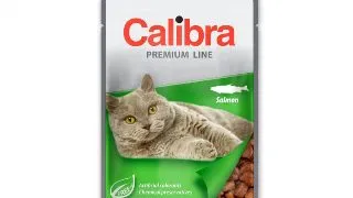 CALIBRA Premium Line Sterilised, Somon, plic hrana umeda pisici sterilizate, (in suc propriu), bax, 100g x 24buc